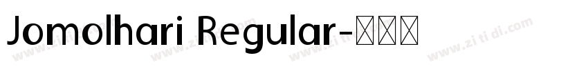 Jomolhari Regular字体转换